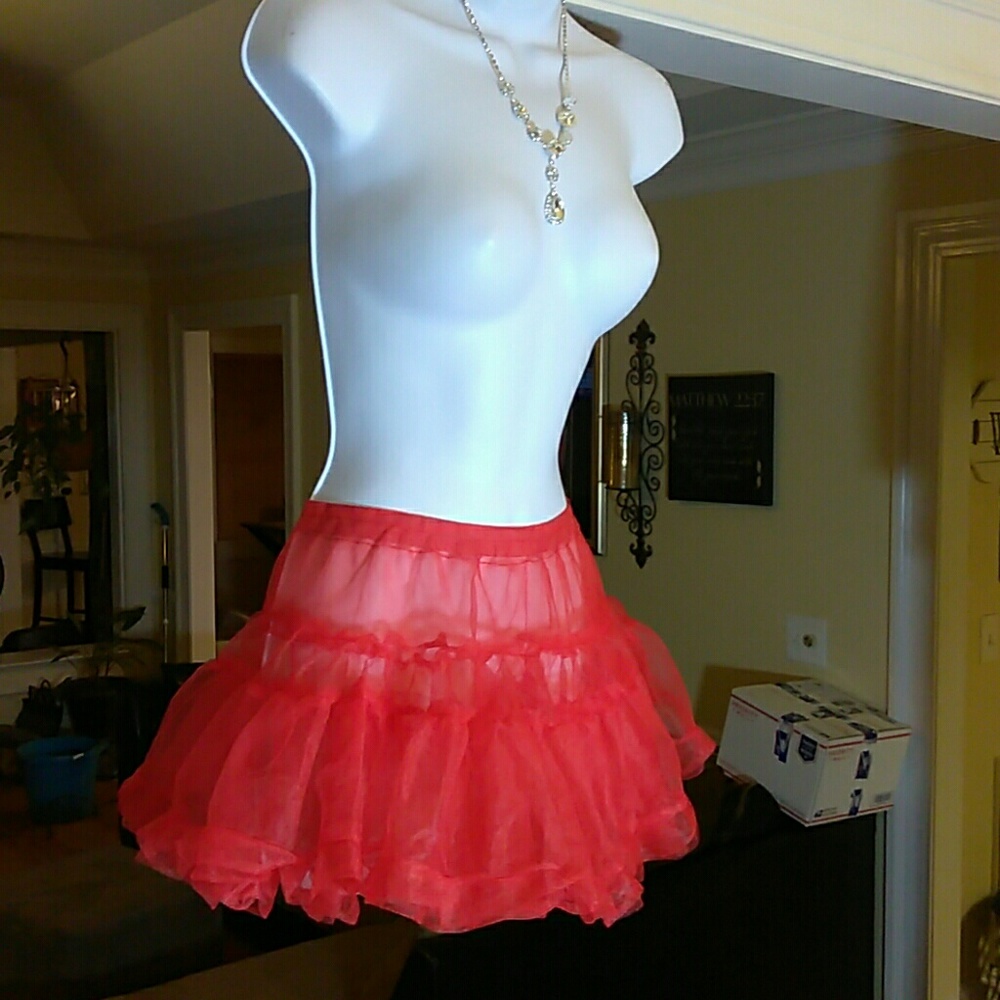 Playboy ladies red tutu skirt